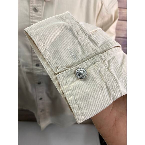 Vintage Levi’s Beige Button-Up Shirt – Long Sleeve – Size 2XL –26x32 – - Picture 5 of 9